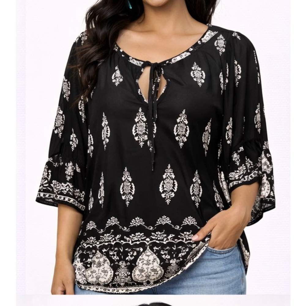 Apt. 9 Pintuck Tie-Front Blouse